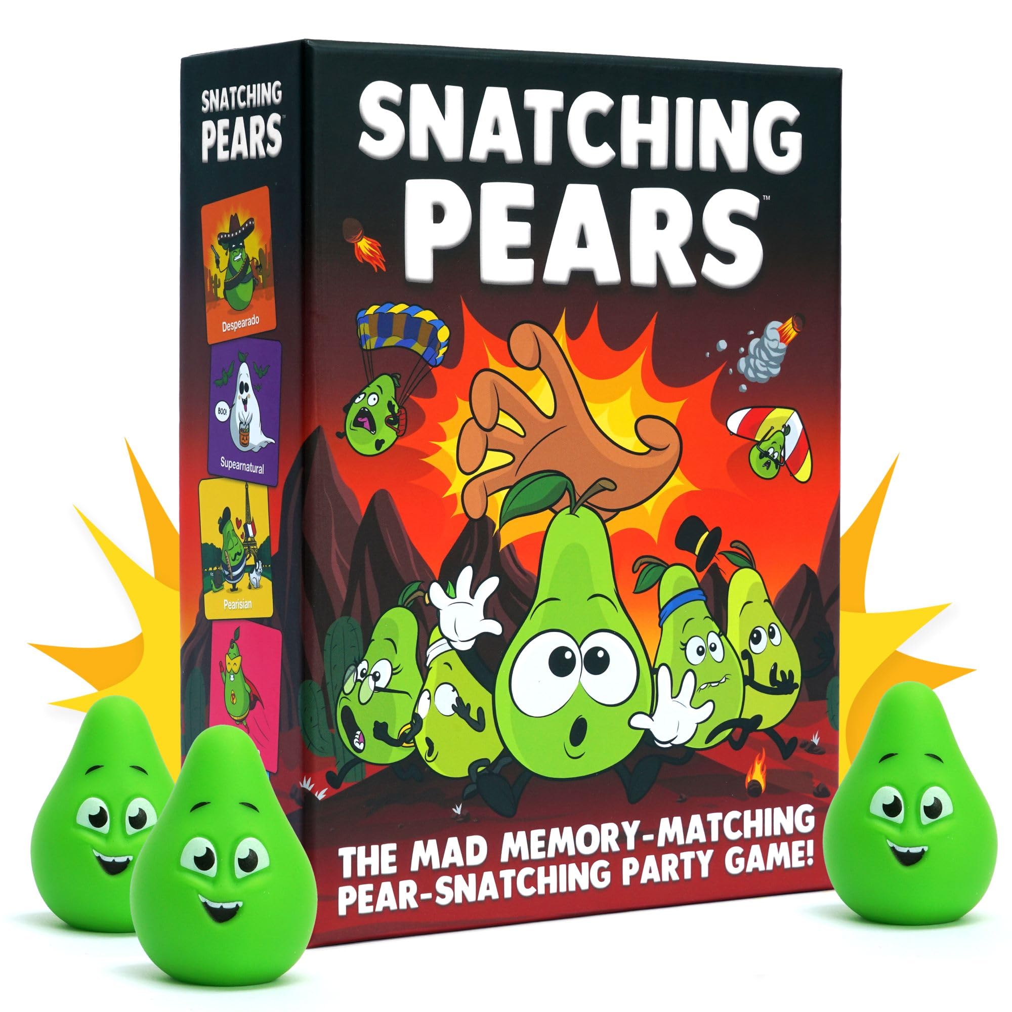 Snatching Pears! — Hilarious Memory-Matching Party Game for 2-6 Players | Snatching Pears