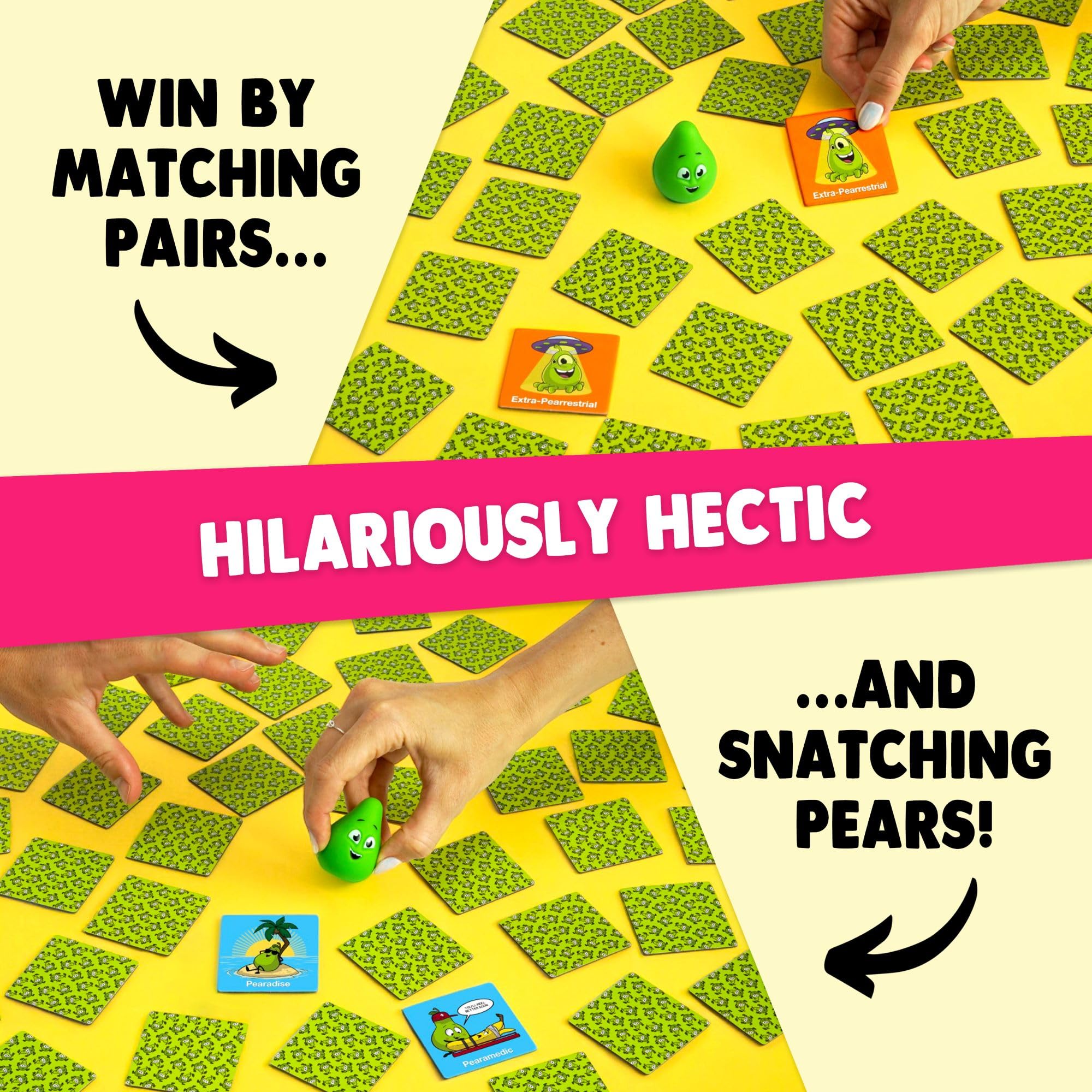 Snatching Pears! — Hilarious Memory-Matching Party Game for 2-6 Players | Snatching Pears