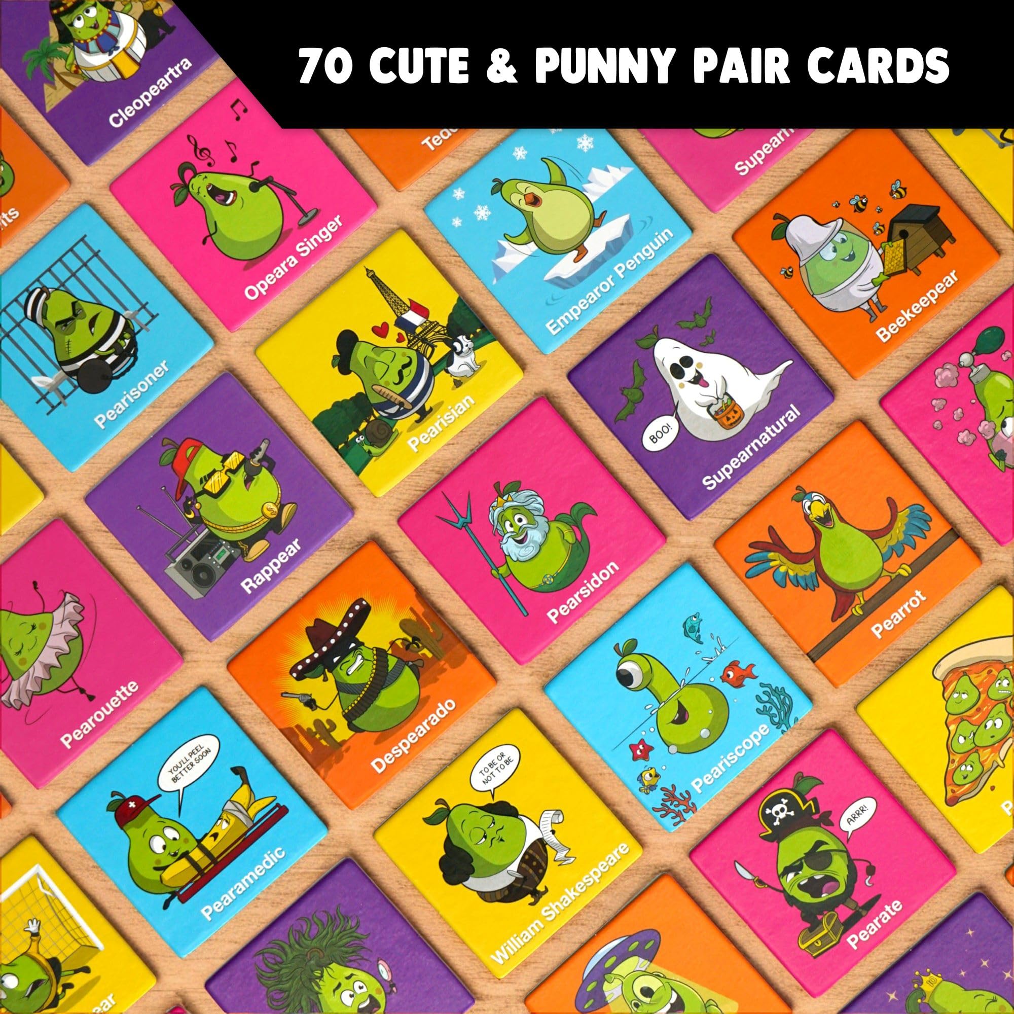 Snatching Pears! — Hilarious Memory-Matching Party Game for 2-6 Players | Snatching Pears