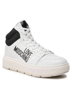 LOVE MOSCHINO Womens Sneakers Size UK 3 EU 36 Trainers Leather