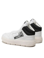 LOVE MOSCHINO Womens Sneakers Size UK 3 EU 36 Trainers Leather