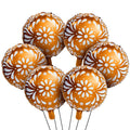 Soaoo 6 Pcs 18-Inch Cielito Lindo Balloons Kit – Mexican Talavera Themed Party Decor for Weddings & Celebrations