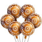 Soaoo 6 Pcs 18-Inch Cielito Lindo Balloons Kit – Mexican Talavera Themed Party Decor for Weddings & Celebrations