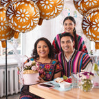 Soaoo 6 Pcs 18-Inch Cielito Lindo Balloons Kit – Mexican Talavera Themed Party Decor for Weddings & Celebrations