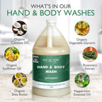 SoCal Suds & Company 128oz Organic Peppermint Hand & Body Wash