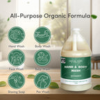 SoCal Suds & Company 128oz Organic Peppermint Hand & Body Wash