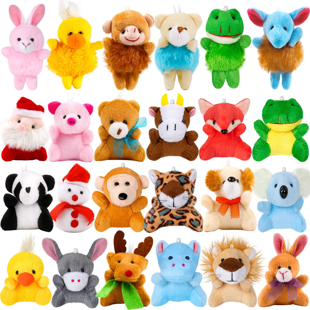 Sofier 24 Packs Mini Stuffed Animals – Classroom Favors, Party Prizes & Easter Gifts