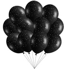 Sondeng 40Pcs Galaxy Balloons – Black Star Latex Balloons for Space Birthday Party Decor