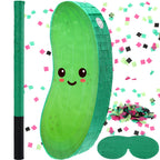 Sonwyoung Pickle Pinata – Kids Birthday Party Decor with Bat & Confetti