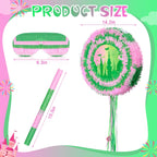 Soulchen Witch Pinata - 14.2 inch Pink & Green Round Pinata – Party Decor