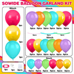 Sowide Balloon Arch Garland Kit | Pastel Balloons for Magical Parties