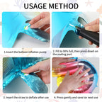 Sowide 7th Mermaid Birthday Decorations — Pink & Blue Balloons Kit for Girls