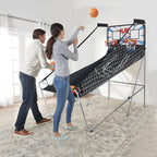 Foldable Basketball Arcade Game 2 Player Shooting Game-Grey