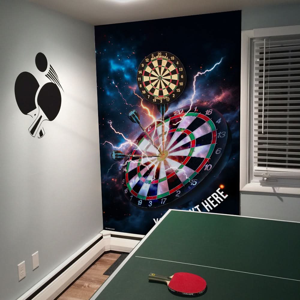 Cosmic Darts - Personalised Darts Wall Banner - Two Sizes [COLLECTIVE]