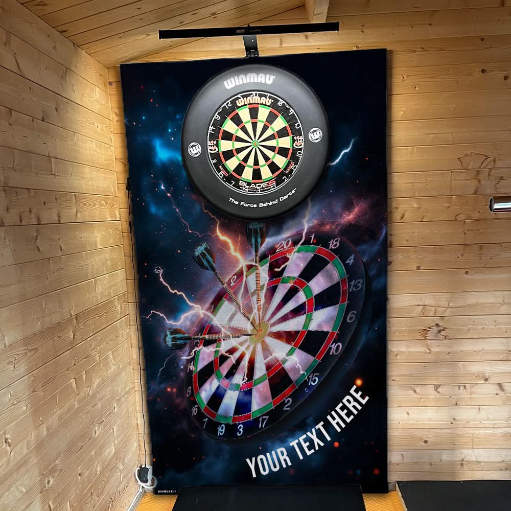Cosmic Darts - Personalised Darts Wall Banner - Two Sizes [COLLECTIVE]