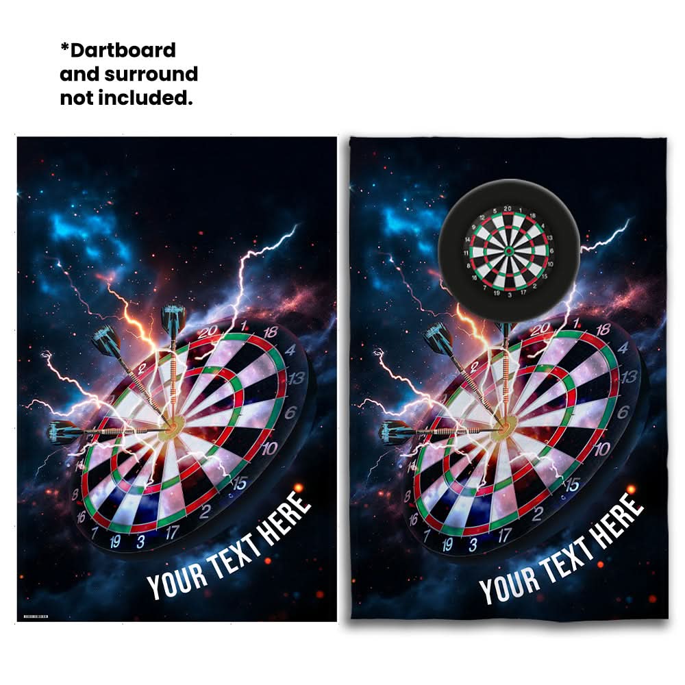 Cosmic Darts - Personalised Darts Wall Banner - Two Sizes [COLLECTIVE]