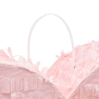 Sparkle and Bash Pull String Pinata – Pink & Gold Ombre Heart, 16x13x3 in
