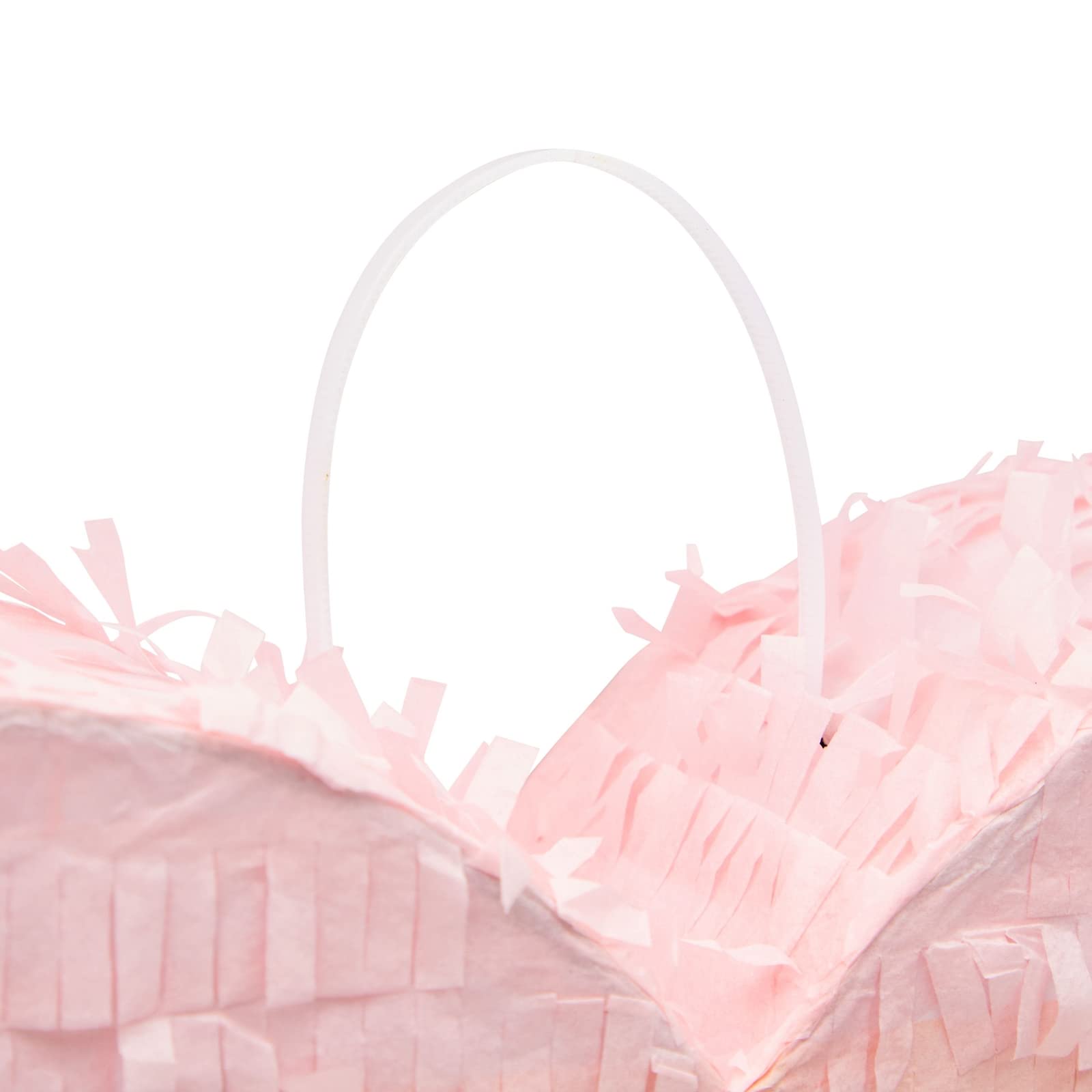 Sparkle and Bash Pull String Pinata – Pink & Gold Ombre Heart, 16x13x3 in