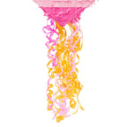 Sparkle and Bash Pull String Pinata – Pink & Gold Ombre Heart, 16x13x3 in