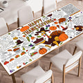 SPERINGEEN Thanksgiving Tablecloth Coloring Poster – Turkey Theme Kids Craft & Family Decor