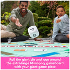 Spin Master Games Monopoly Giant Edition – Oversized Family Board Game for Indoor & Outdoor Play