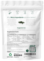 Micro Ingredients Organic Spirulina – 3000mg per Serving, 720 Tablets