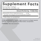 Sports Research Astaxanthin 6mg with Organic Coconut Oil - 120 Softgels | Non-GMO, Gluten Free