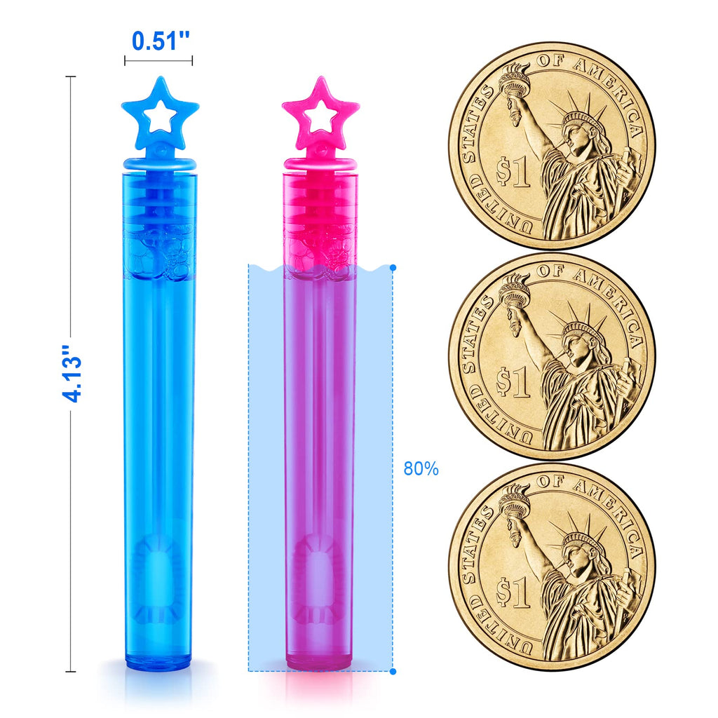 SpringFlower 200-Piece Mini Bubble Wands – Party Favors & Outdoor Fun