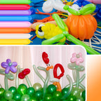 Sratte 200 Pcs Graduation 260 Long Balloons – Rainbow Colors for Arch Garlands, Parties, Weddings