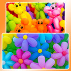 Sratte 200 Pcs Graduation 260 Long Balloons – Rainbow Colors for Arch Garlands, Parties, Weddings