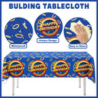 SSJAPYQV Birthday Party Supplies Kit — 187pcs Party Decor, Banner & Tableware
