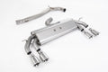 Milltek Volkswagen Golf Mk7.5 R 2.0 TSI 310PS (Non-GPF Models Only) (17+) Cat-back Non-Valved Race System. Non-resonated (louder). Polished GT-100 Round Tips