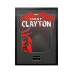 Jonny Clayton Signed Shirt Standard Frame