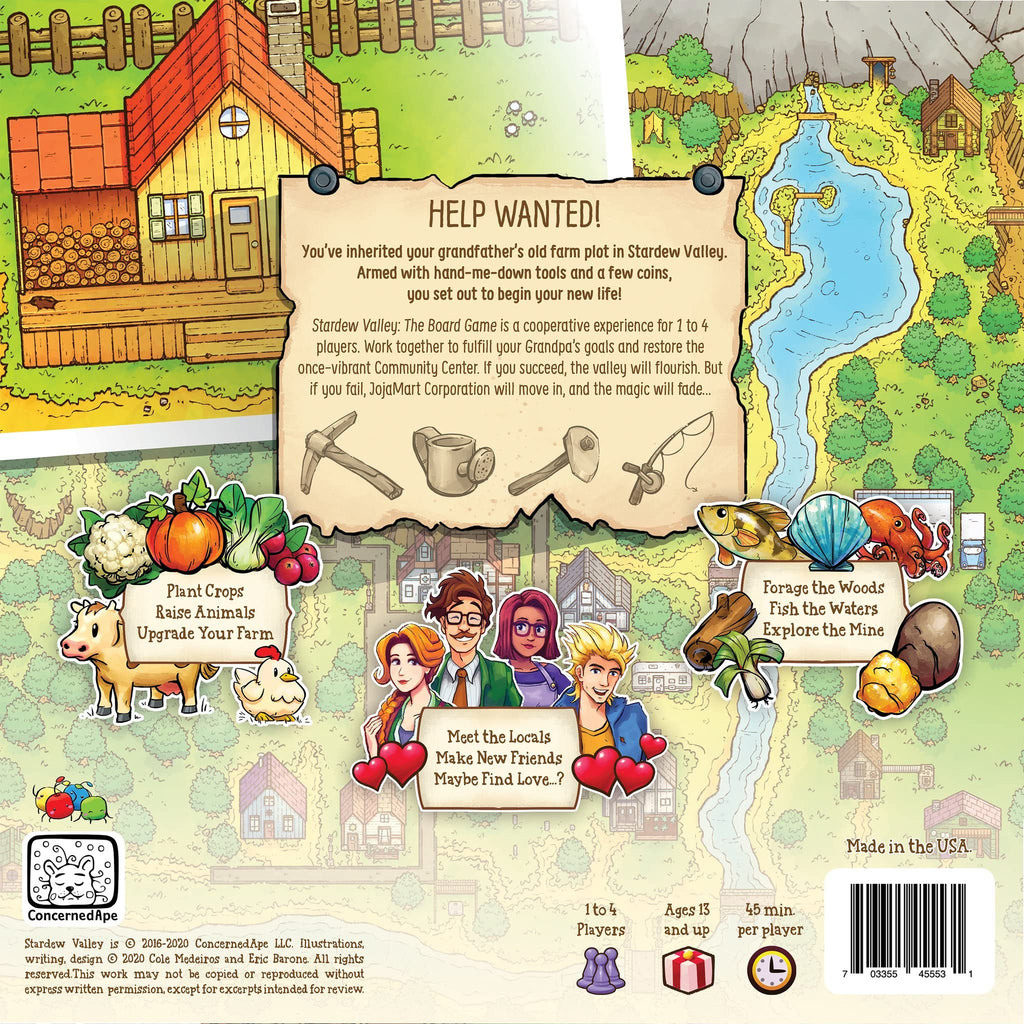 Stardew Valley: The Board Game – Cooperative Farming & Friendship