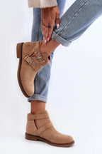 Step in style classic women's boots made of eco-suede