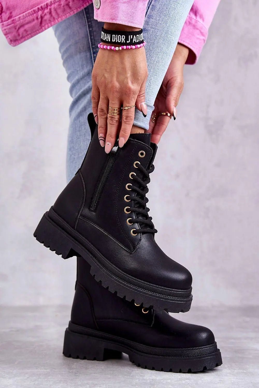 Step in style eco leather womens boots