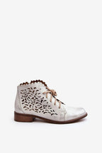 step in style natural high-quality leather women's boots