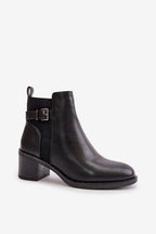 Step in style women's ankle boots made of eco leather