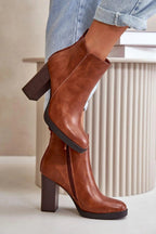 Step in style Women's ankle boots made of eco leather