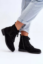 Step in style Women's boots made of eco-suede