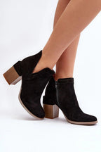 Step in style women's eco-suede boots