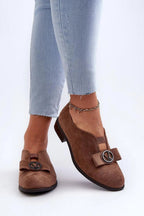 Step in style Women's semi-boots made of eco-suede