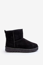 Step in style Women's snow boots made of eco-suede