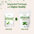 Pure Organic Stevia Powder 8 oz – Reb-A, Zero Calorie Keto Sweetener
