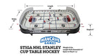 STIGA Stanley Cup 3T Table Hockey Game — 3-Team NHL Rink Replica