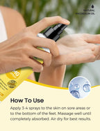 Stilip Magnesium Spray – Pure Magnesium Oil for Feet | Relax Muscles, Sleep Better, Vanilla