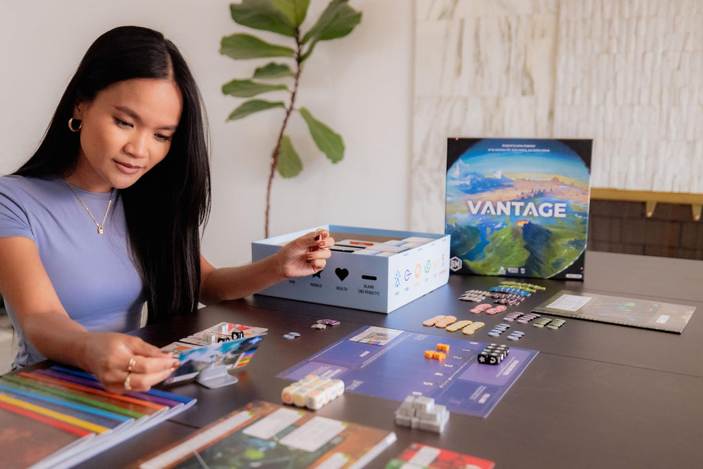 Stonemaier Games Vantage — Cooperative Planet Exploration Board Game