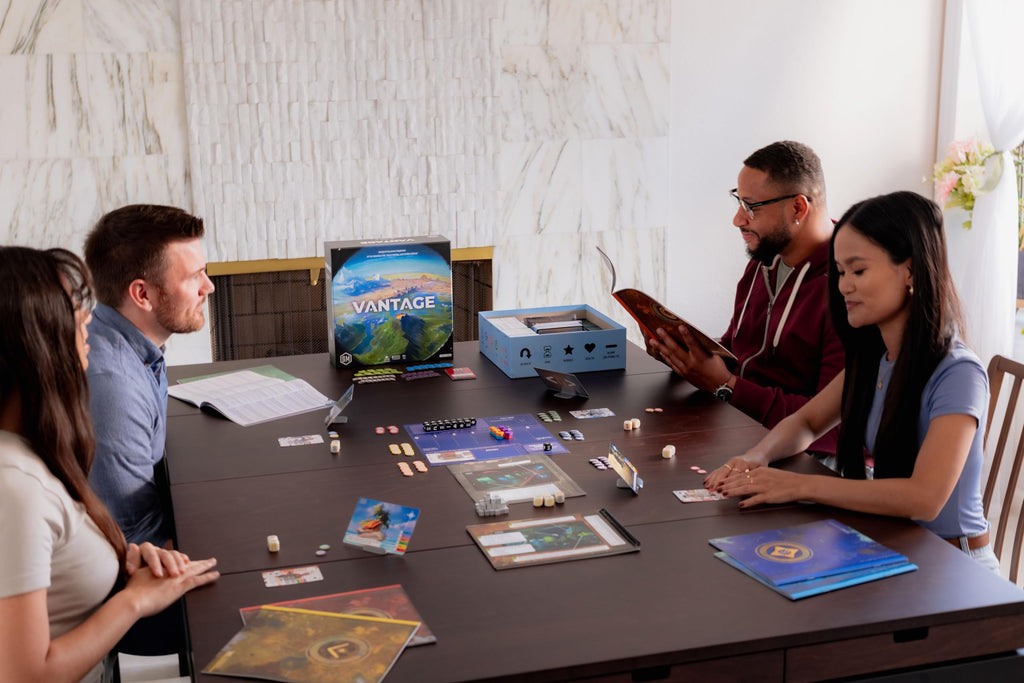 Stonemaier Games Vantage — Cooperative Planet Exploration Board Game