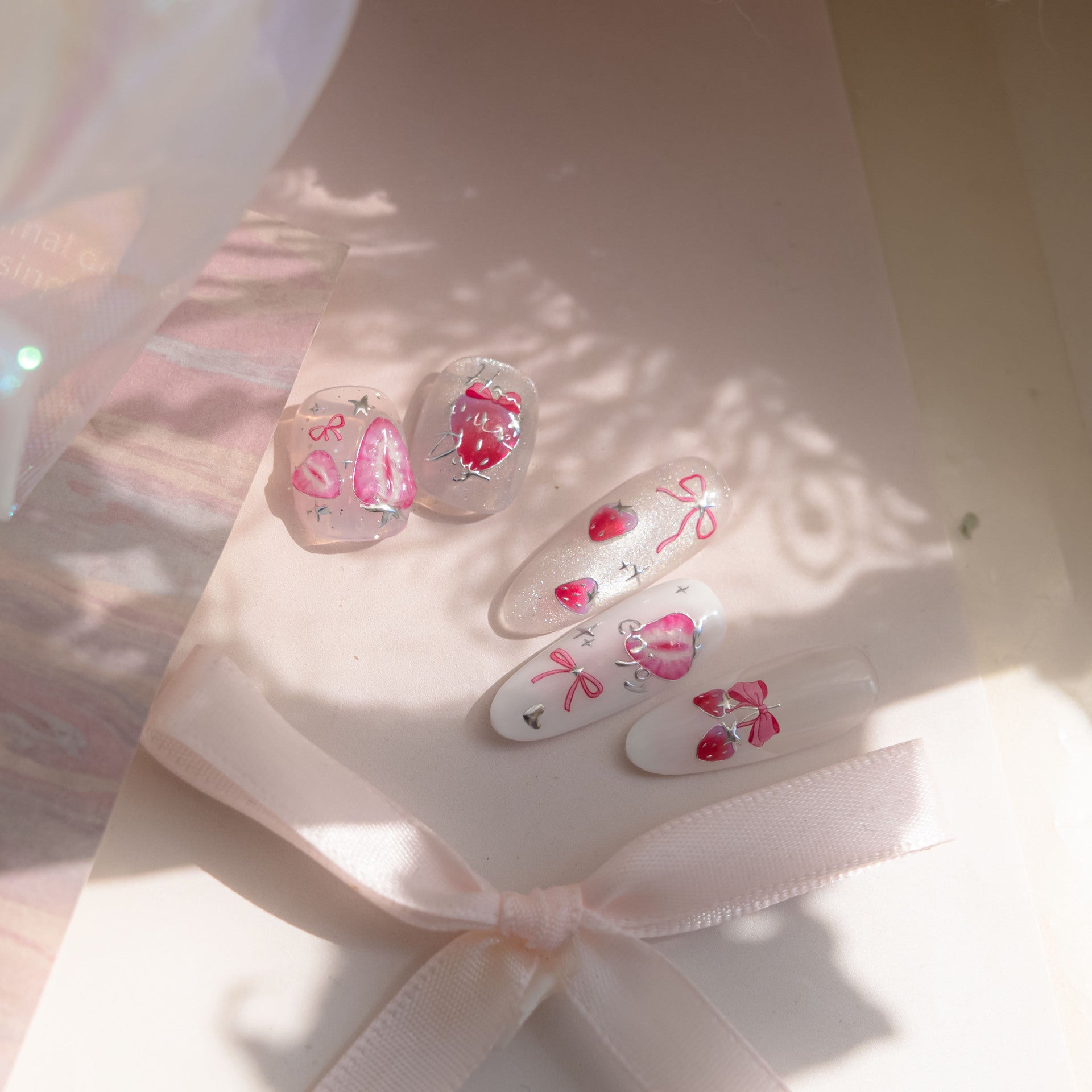 Hello Claws | Strawberry Nail Deco Sticker