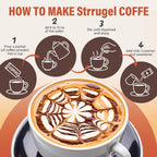 Strrugel Organic Mushroom Coffee with Lion’s Mane & Reishi – 32 Servings